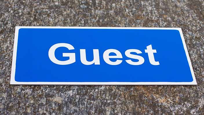 Guest-opastekilpi