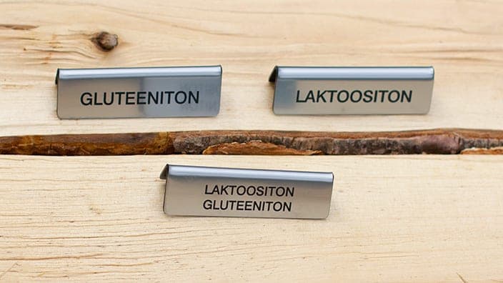 Gluteenittomuus- ja laktoosittomuuskilvet pöytään